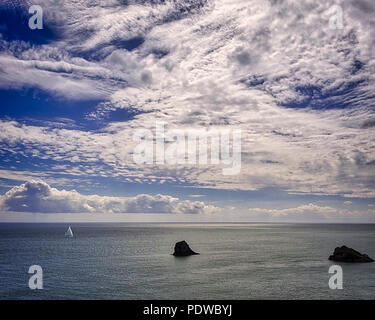 De - DEVONSHIRE: Seascape gesehen von Berry Head in der Nähe von Brixham (HDR-Bild) Stockfoto