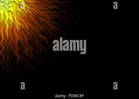 Hot bunte sunburst Hintergrund Stockfoto