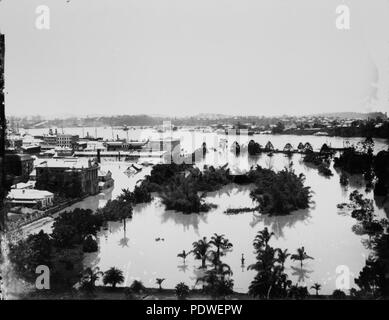 221 StateLibQld 1 137731 Brisbane Überschwemmungen, 1893 Stockfoto