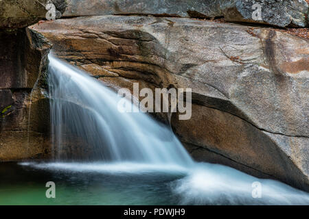 Das Becken im Staatspark in Franconia, New Hampshire, USA. Stockfoto