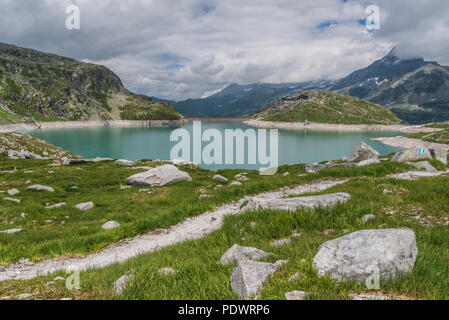 Rudolfs Hütte Berg Hotel in der granats Gruppe von Bergen in der Nähe von Zell am See in Österreich Stockfoto