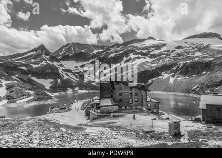 Rudolfs Hütte Berg Hotel in der granats Gruppe von Bergen in der Nähe von Zell am See in Österreich Stockfoto