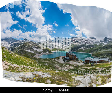 Rudolfs Hütte Berg Hotel in der granats Gruppe von Bergen in der Nähe von Zell am See in Österreich Stockfoto