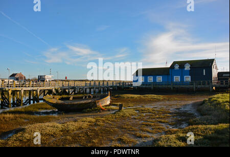 Rye Harbour, Sussex, England. Stockfoto