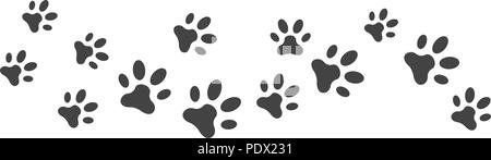 Paw Symbol Vektor Grafik Design logo Vorlage Stock Vektor