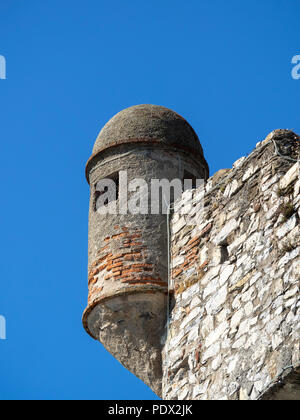 SANTA MARGHERITA LIGURE, ITALIEN - 19. MAI 2018: Burgturm (Castello) Stockfoto