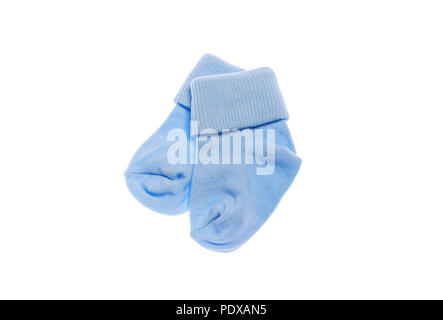 Schönen Baby Socken für die Jungen. Close-up. Stockfoto