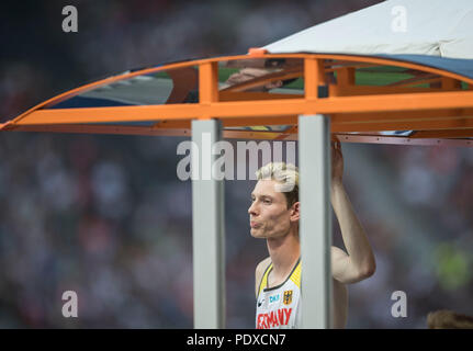 Berlin, Deutschland. 09 Aug, 2018. Tobias POTYE, Deutschland, Qualifikation Hochsprung der Männer, die am 09.08.2018 der Europäischen Leichtathletik WM 2018 in Berlin/Deutschland vom 06.08. - 12.08.2018. | Verwendung der weltweiten Kredit: dpa/Alamy leben Nachrichten Stockfoto