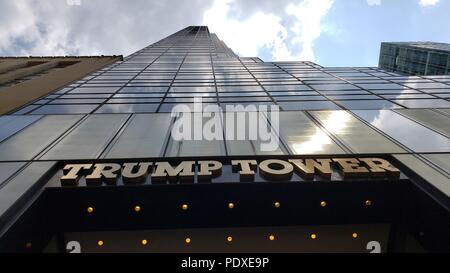 New York City TRUMP TOWER: Bethenny Frankel's an - und - weg Freund tot im Trump Tower der scheinbaren Überdosierung. Stockfoto