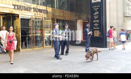 New York City TRUMP TOWER: Bethenny Frankel's an - und - weg Freund tot im Trump Tower der scheinbaren Überdosierung. Stockfoto