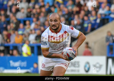 Warrington, Großbritannien, 10. August 2018, Halliwell Jones Stadium, Warrington, England; Betfred Super League Super 8 s, Warrington Wolves v Katalanen Drachen; Alrix Da Costa der Katalanen Dragaons Credit: Aktuelles Bilder/Alamy leben Nachrichten Stockfoto