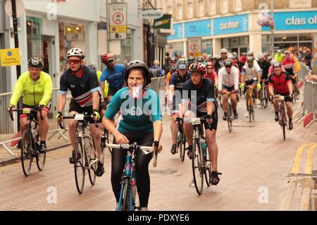 Prudential Fahrt London 2018 - Spaß Stockfoto