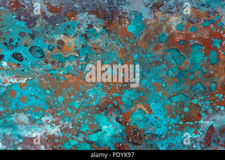 Abstract grunge Hintergrund mit Kreisen und Textur. Stockfoto