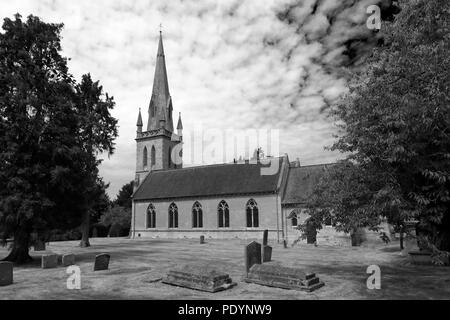 Pfarrkirche St. Davids, Moreton-in-Marsh Town, Gloucestershire, Cotswolds, England Stockfoto