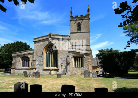 St Edwards Pfarrkirche, Stow auf der Wold Stadt, Gloucestershire, Cotswolds, England Stockfoto