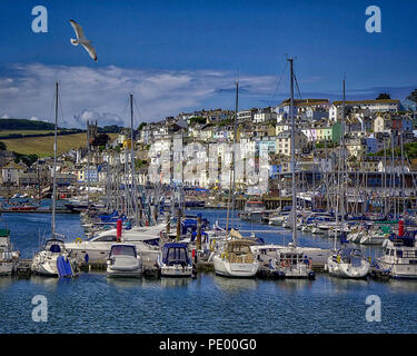 De - DEVONSHIRE: malerischen Hafen von Brixham und Dorf Stockfoto