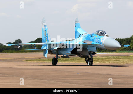 Su-27 Flanker P1M Stockfoto