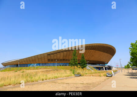 Die Olympischen Velodrom, Queen Elizabeth Olympic Park, Stratford, London, England Stockfoto