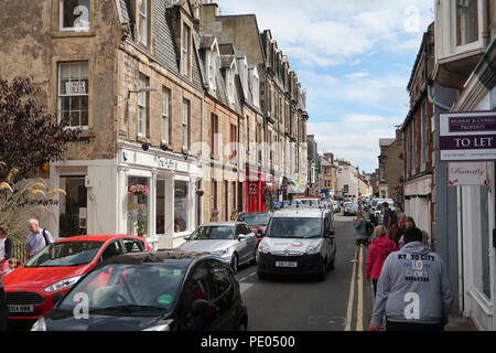 High Street North Berwick Schottland Stockfoto