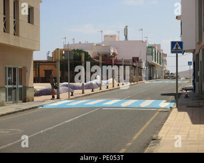 Das Dorf El Cotillo Fuerteventura Stockfoto