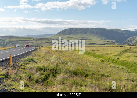 Reisen in Island im Sommer Stockfoto