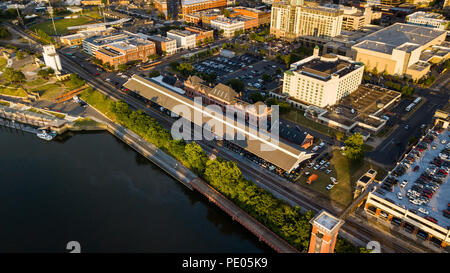 Union Station und Bahnhofshalle, Montgomery, Alabama Stockfoto