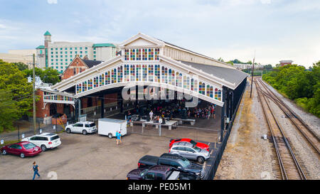 Union Bahnhof Halle, Montgomery, Alabama Stockfoto