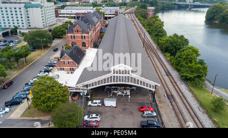 Union Bahnhof Halle, Montgomery, Alabama Stockfoto