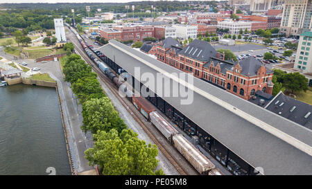 Union Bahnhof Halle, Montgomery, Alabama Stockfoto