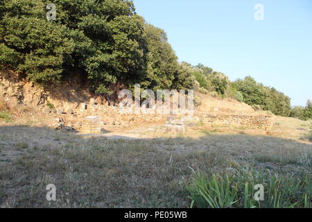 Oppidum Saint Vincent, Gaujac, Frankreich Stockfoto