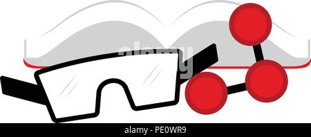 Science Lab Symbol Stock Vektor
