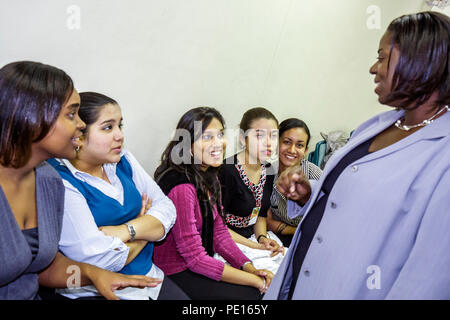 Miami Florida, Liberty City, William Turner Technical Arts High School, Jahresgeschäft, Plan Wettbewerb, Präsentation, Studenten Bildung Schüler yo Stockfoto