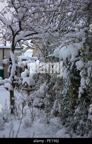 Winter und Kälte Klima Stockfoto