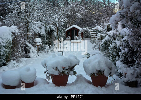 Winter und Kälte Klima Stockfoto