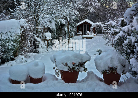 Winter und Kälte Klima Stockfoto