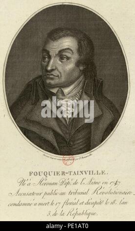 Antoine Fouquier-Tinville. Stockfoto