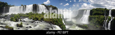 Panoramablick Iguacu National Park Brasil - Iguazu Brasilien Argentinien Stockfoto