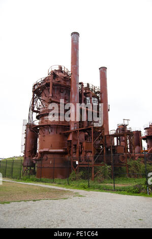 Gaswerk Park in Seattle, WA Stockfoto