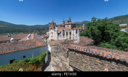 Gudalupe Abtei in Caceres, historischen Gebäude in der Extremadura, Spanien Stockfoto