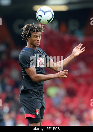 Bournemouth Nathan Ake vor der Premier League Match an der Vitalität Stadium, Bournemouth. PRESS ASSOCIATION Foto. Bild Datum: Samstag, August 11, 2018. Siehe PA-Geschichte Fußball Bournemouth. Foto: Mark Kerton/PA-Kabel. Einschränkungen: EDITORIAL NUR VERWENDEN Keine Verwendung mit nicht autorisierten Audio-, Video-, Daten-, Spielpläne, Verein/liga Logos oder "live" Dienstleistungen. On-line-in-Match mit 120 Bildern beschränkt, kein Video-Emulation. Keine Verwendung in Wetten, Spiele oder einzelne Verein/Liga/player Publikationen. Stockfoto