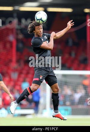 Bournemouth Nathan Ake vor der Premier League Match an der Vitalität Stadium, Bournemouth. PRESS ASSOCIATION Foto. Bild Datum: Samstag, August 11, 2018. Siehe PA-Geschichte Fußball Bournemouth. Foto: Mark Kerton/PA-Kabel. Einschränkungen: EDITORIAL NUR VERWENDEN Keine Verwendung mit nicht autorisierten Audio-, Video-, Daten-, Spielpläne, Verein/liga Logos oder "live" Dienstleistungen. On-line-in-Match mit 120 Bildern beschränkt, kein Video-Emulation. Keine Verwendung in Wetten, Spiele oder einzelne Verein/Liga/player Publikationen. Stockfoto