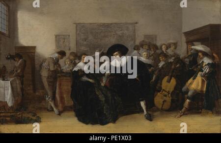 Anthonie Palamedesz. (1601 - 1673) - ein Musical Company - Soittoa ja seurustelua-Musik och sällskapande Stockfoto