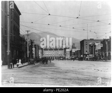 Geweih's Hotel und Pike's Peak Ave., Colorado Springs, Colo. Stockfoto