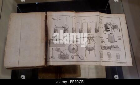 Antoine Lavoisier "Traité Élémentaire de Chimie, 1789. Stockfoto