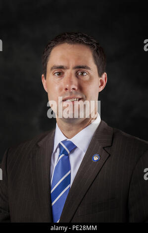 Columbus, Ohio, USA. 29 Mai, 2013. Offizielles Portrait von Ohio State Senator Frank LaRose, Bezirk 27., 130. Vollversammlung der Ohio Senat April 24, 2013 fotografiert am Ohio Statehouse. Credit: James D. finden/ZUMA Draht/Alamy leben Nachrichten Stockfoto