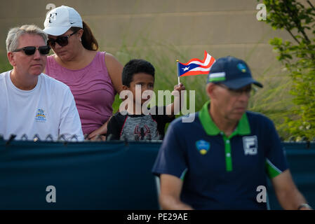 Cincinnati, USA. August 11, 2018 - Ambiente an der Westlichen und Südlichen öffnen 2018 WTA Premier 5 Tennis Turnier. Cincinnati, USA, August 11, 2018 Quelle: AFP 7/ZUMA Draht/Alamy leben Nachrichten Stockfoto