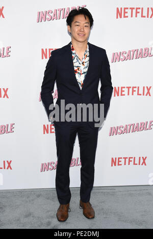 Hollywood, CA, USA. 9 Aug, 2018. 09. August 2018 - Hollywood, Kalifornien - DANIEL KANG. Netflix "Unersättlichen" Jahreszeit eine Premiere am Arclight Hollywood. Photo Credit: Billy Bennight/AdMedia Credit: Billy Bennight/AdMedia/ZUMA Draht/Alamy leben Nachrichten Stockfoto