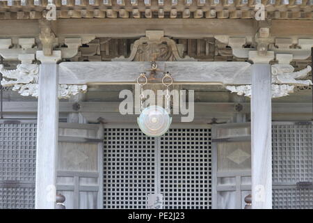 Eingang eines alten japanischen Tempel, Matsushima, Sendai, Japan Stockfoto