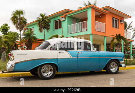 Eine typische Ansicht in Varadero in Kuba Stockfoto