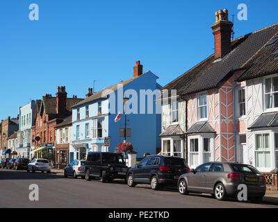 Main Street in Aldeburgh, Suffolk Stockfoto